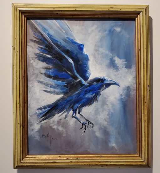 Bill_Bishop-Raven_Blues(2)-Acrylic_on_Canvas-16x20