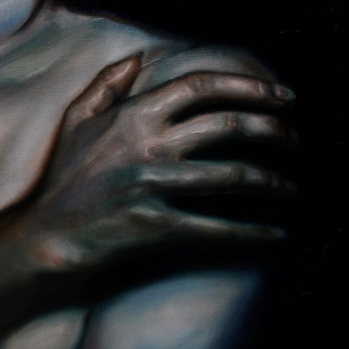 Clare_Trevens-Party's_Over-Oil_on_Linen-32x25.6-2100-Detail2